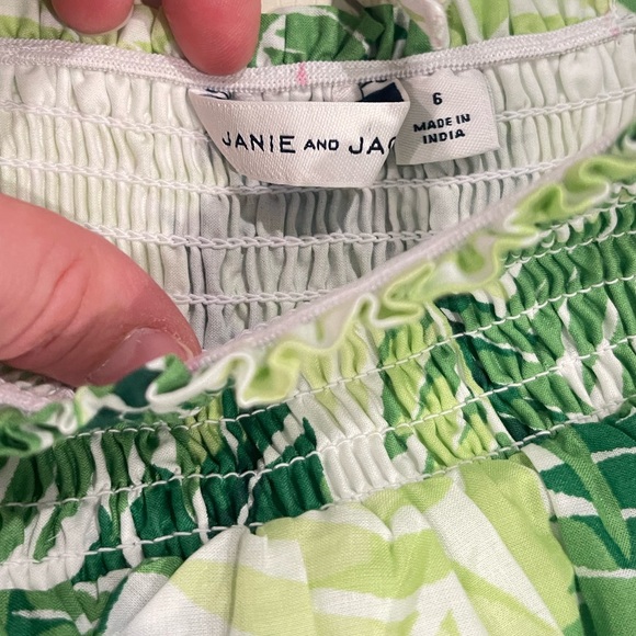 Janie and Jack Palm Leaf Dress - Picture 5 of 12